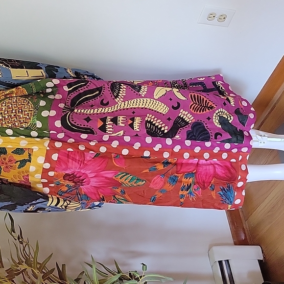 Farm Rio Earth Rainbow Shirtdress - Picture 9 of 14